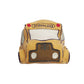 Lorena Canals Soft Toy Ride & Roll School Bus 4" x 9" x 6" Road: 8" x 13 1" - Fancy Nursery