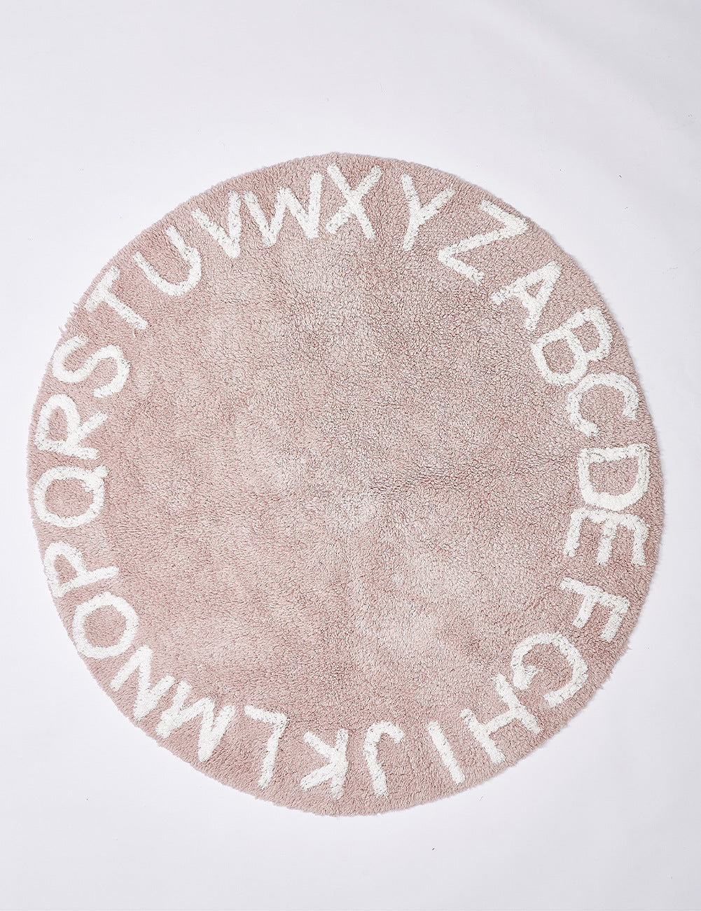 Kids Alphabet Rug, Educational Round Rug