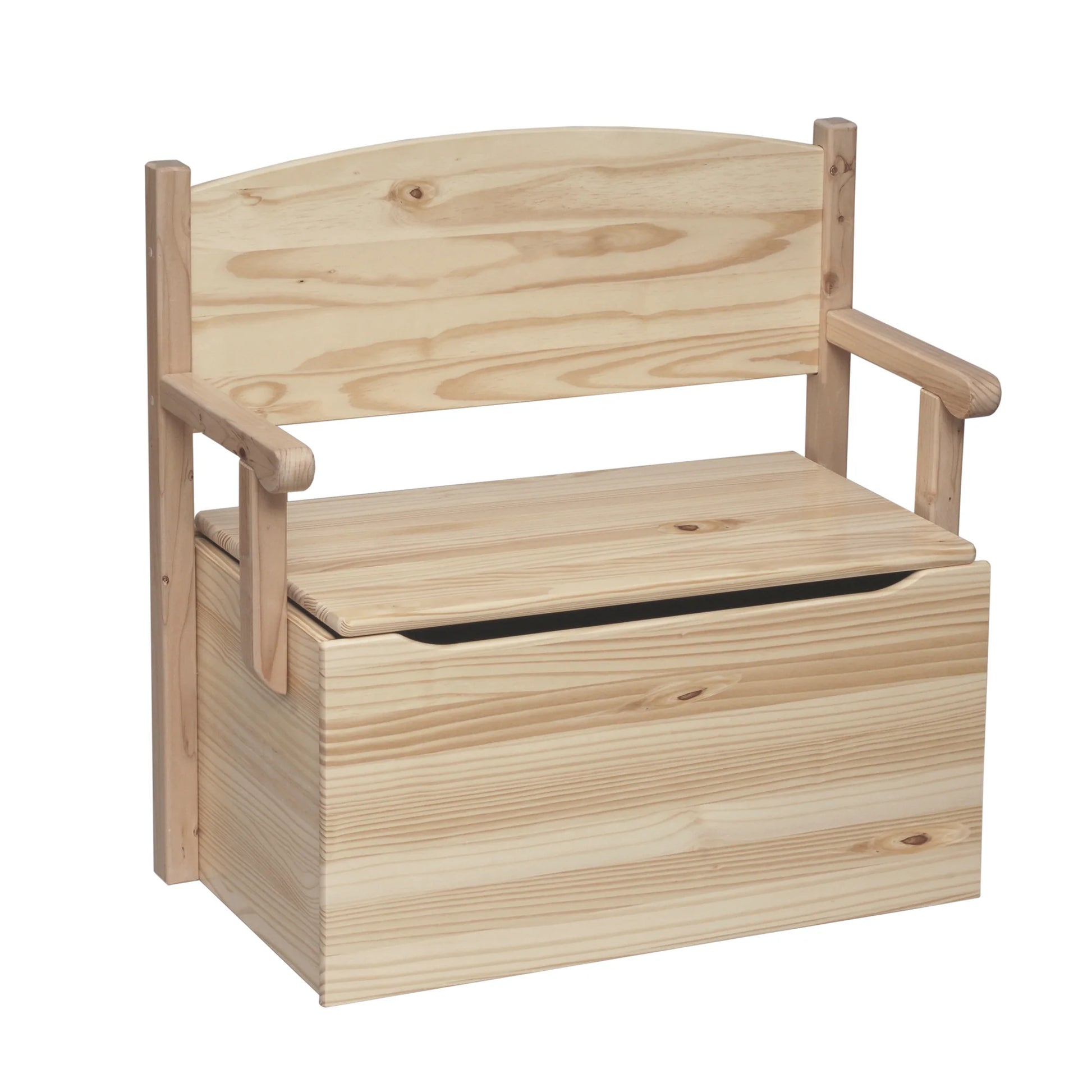 Little Colorado Wood Bench Toy Box - Fancy Nursery