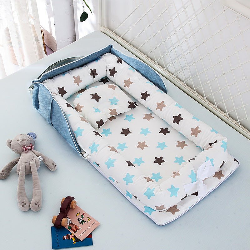 Cotton Portable Foldable Baby Bed Nest for Co-sleeping - Fancy Nursery