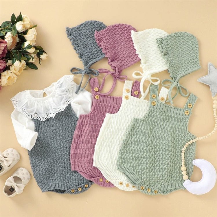 Fashion Newborn Baby Boy Girl Knitted Romper - Fancy Nursery