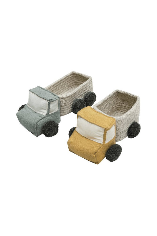 Lorena Canals Set of Two Mini Baskets Truck - Fancy Nursery