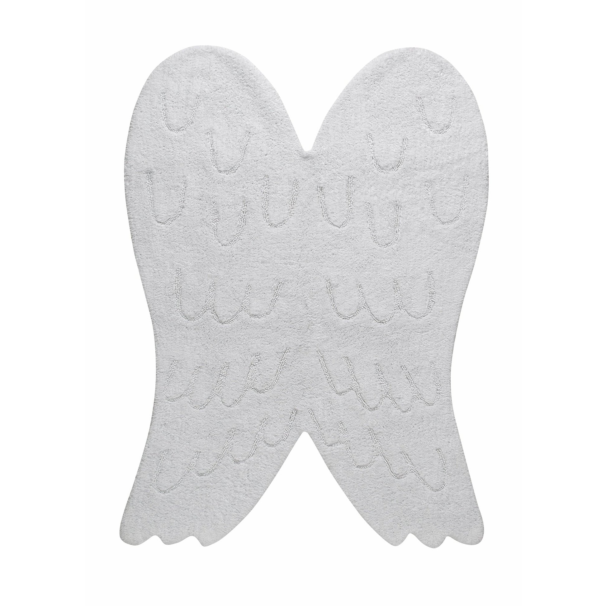 Lorena Canals Silueta Alas/Siluette Wing Shape Nursery Rug Washable Cotton 4' x 5' 3" - Fancy Nursery