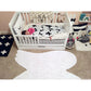 Lorena Canals Silueta Alas/Siluette Wing Shape Nursery Rug Washable Cotton 4' x 5' 3" - Fancy Nursery