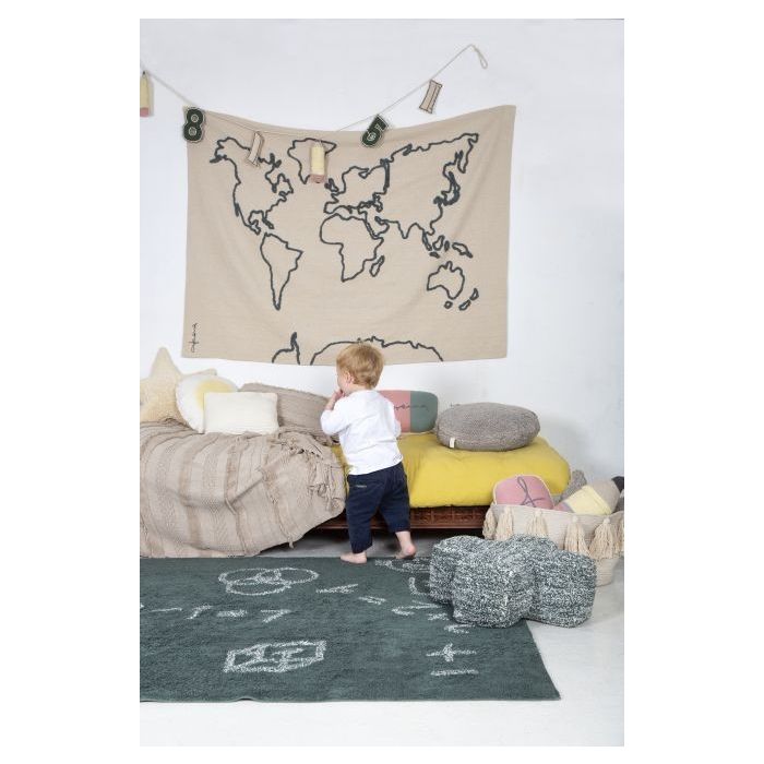 Lorena Canals Wall hanging Canvas Map - Fancy Nursery