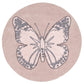 Lorena Canals Washable Area Rug Mariposa Nude Vintage / Butterfly Vintage Nude - Fancy Nursery