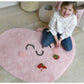 Lorena Canals Washable Nursery Rug Happy Heart 0.4' x 3' - Fancy Nursery
