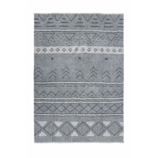 Lorena Canals Washable Wool Rug Lakota Night L 5' 7" x 8' Ethnic Design - Fancy Nursery
