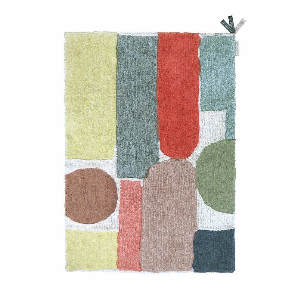 Lorena Canals Wool Rug Abstract 5' 7" x 8' - Fancy Nursery