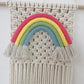 Macrame Rainbow Hand-woven Tapestry Nordic Style - Boho Nursery Wall Décor - Fancy Nursery