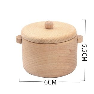 Montessori Wooden Gas Stove Cooker Simulation Microwave Oven Toy for Pretend Play - Fancy Nursery