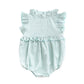 Newborn Baby Girls Sleeveless Ruffles Romper Jumpsuit Clothes Outfits Summer - Fancy Nursery