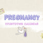 Pregnancy Countdown Calendar - By Trimester - Fancy Nursery