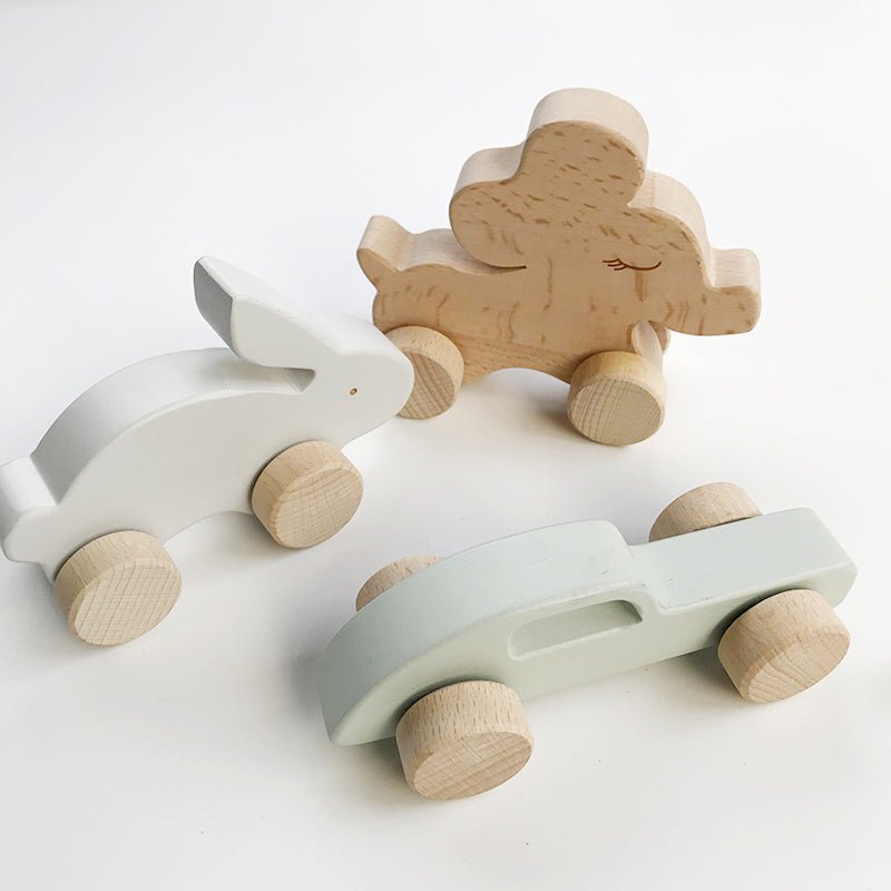 Solid wood scooter toy car - Fancy Nursery